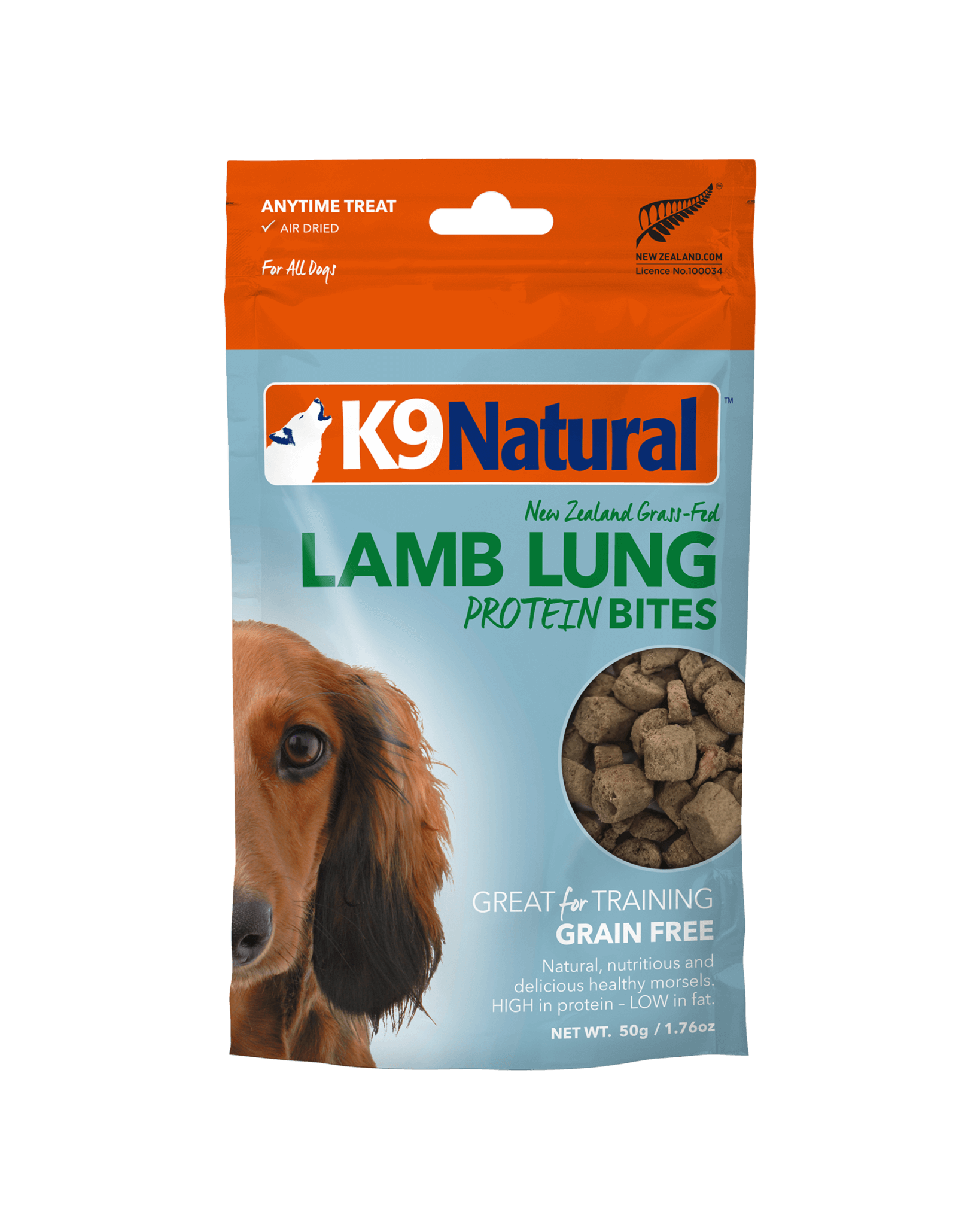 K9 Natural - Air Dried Lamb Lung Protein Bites