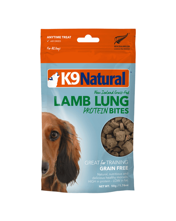 K9 Natural - Air Dried Lamb Lung Protein Bites