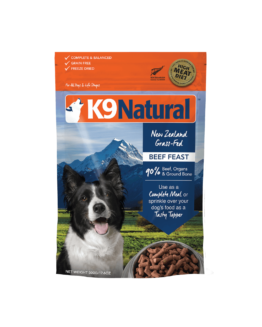 K9 Natural - Beef Freeze-Dried Dog Food-ARMOR THE POOCH