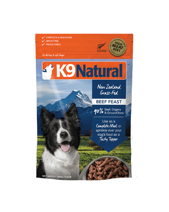 K9 Natural - Beef Freeze-Dried Dog Food-ARMOR THE POOCH