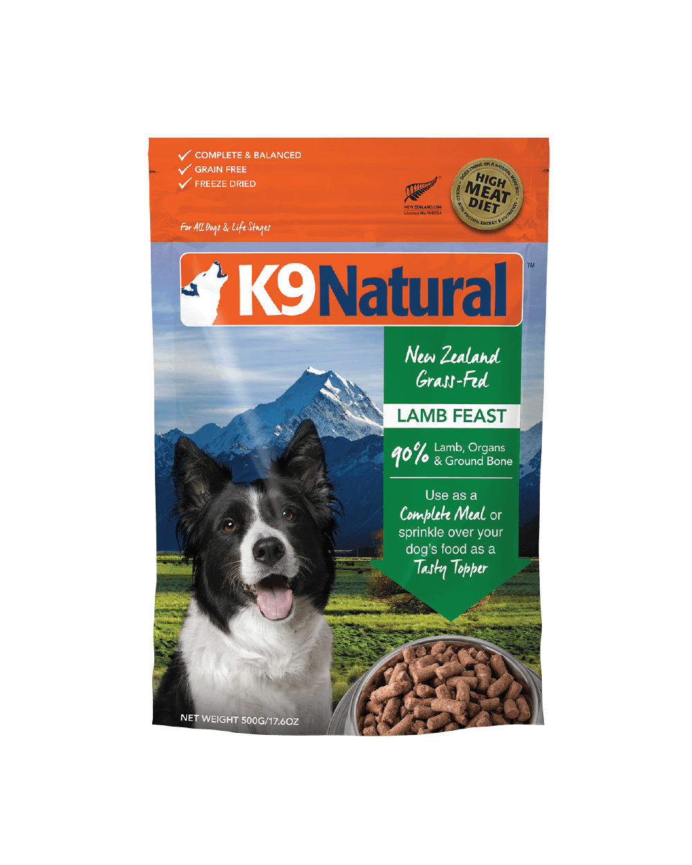 K9 Natural - Lamb Freeze-Dried Dog Food-ARMOR THE POOCH