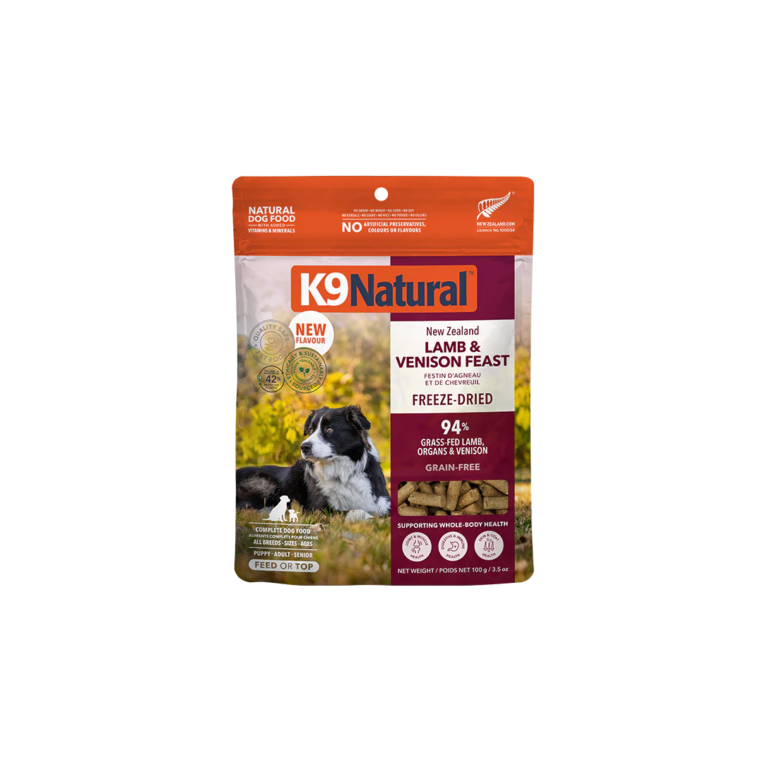 K9 Natural - Lamb & Venison Freeze-Dried Food/Topper (For Dogs
