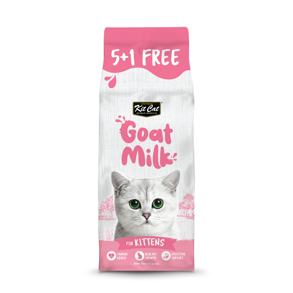 Kit Cat - Lactose-Free Goat Milk for Kittens (6 x 50ml)