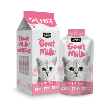 Kit Cat - Lactose-Free Goat Milk for Kittens (6 x 50ml)
