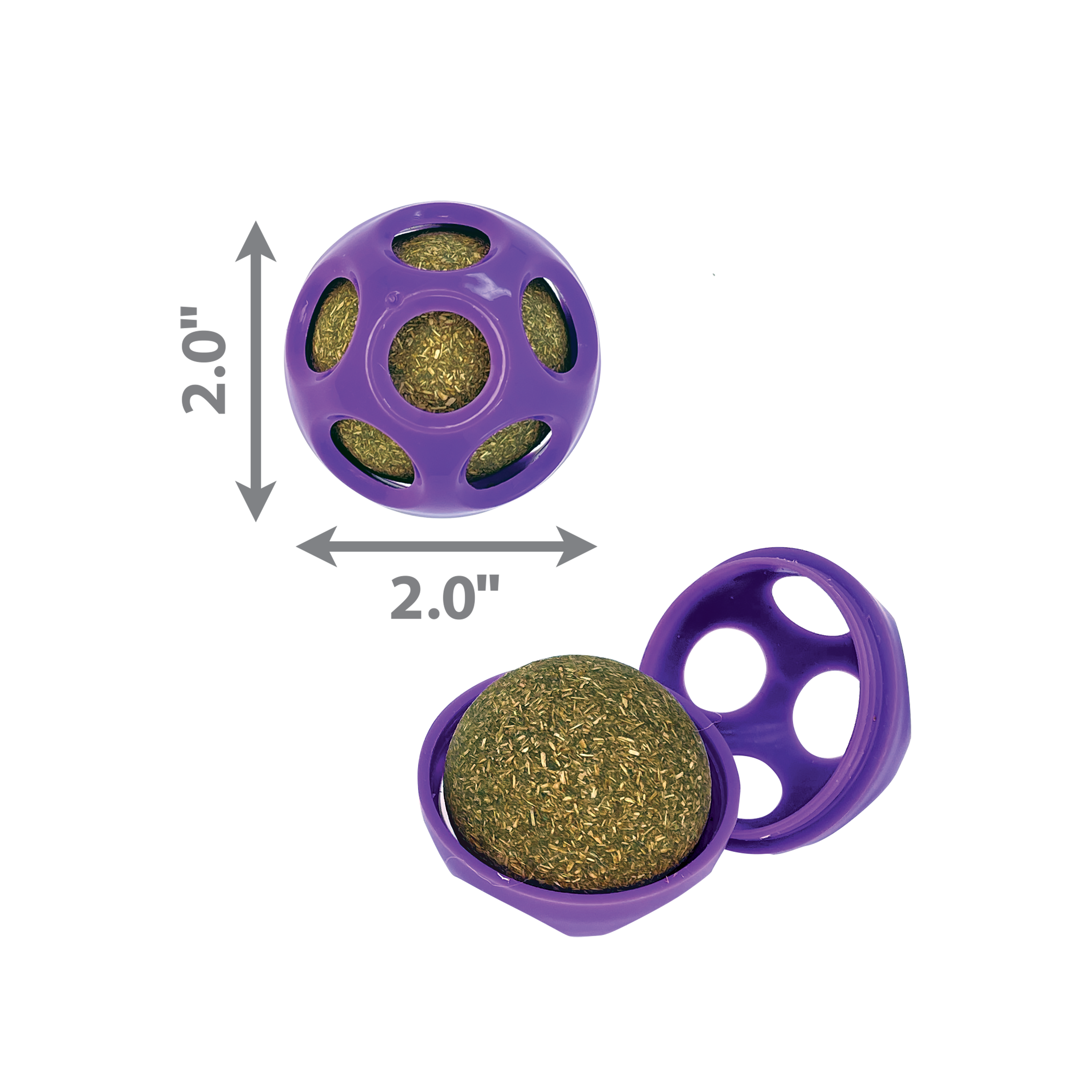 KONG - Blissy Moon Ball With Catnip (For Cats)