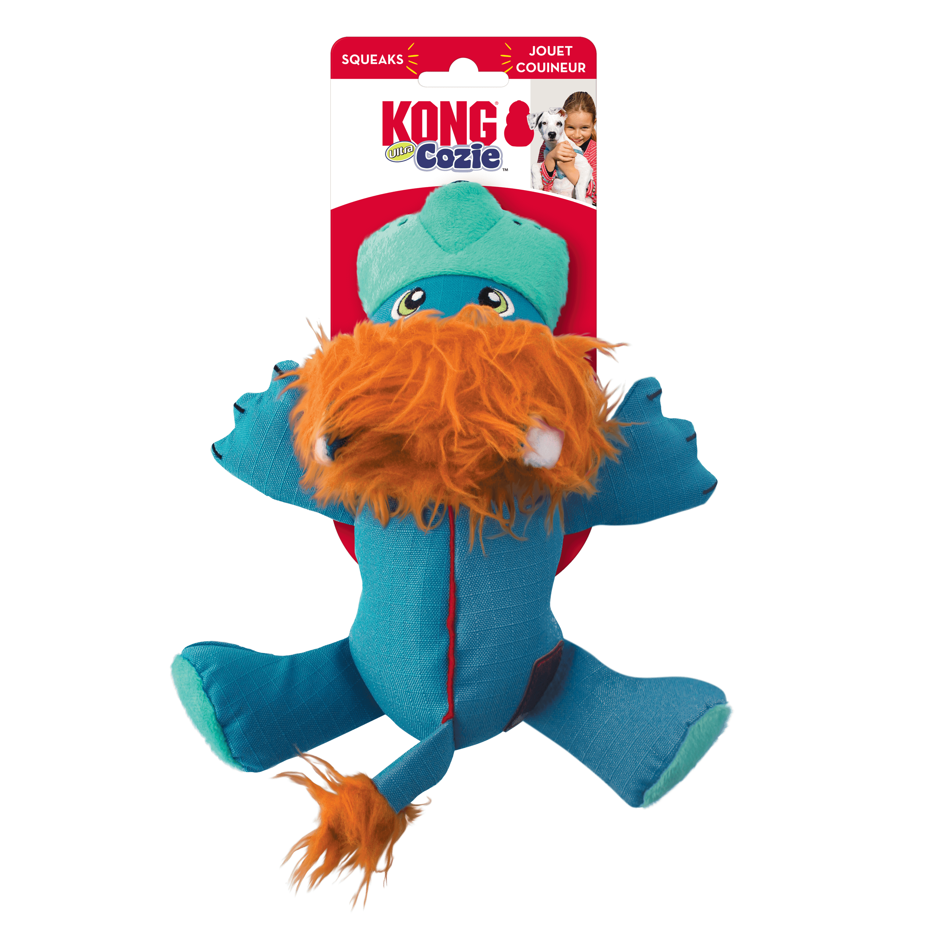 KONG | Cozie Ultra Lucky Lion | Dog Toy