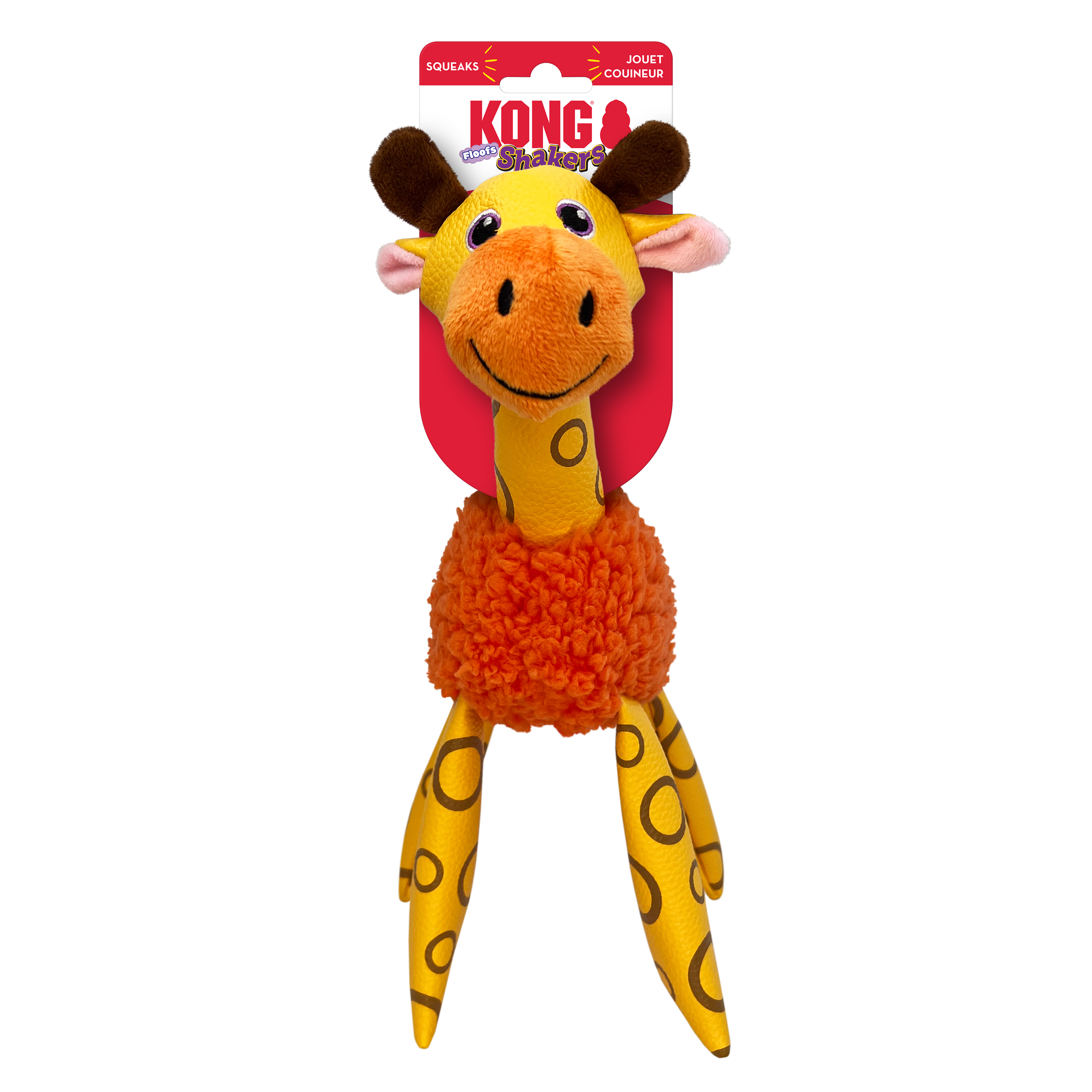 KONG - Floofs Shakers Giraffe (Dog Toy)
