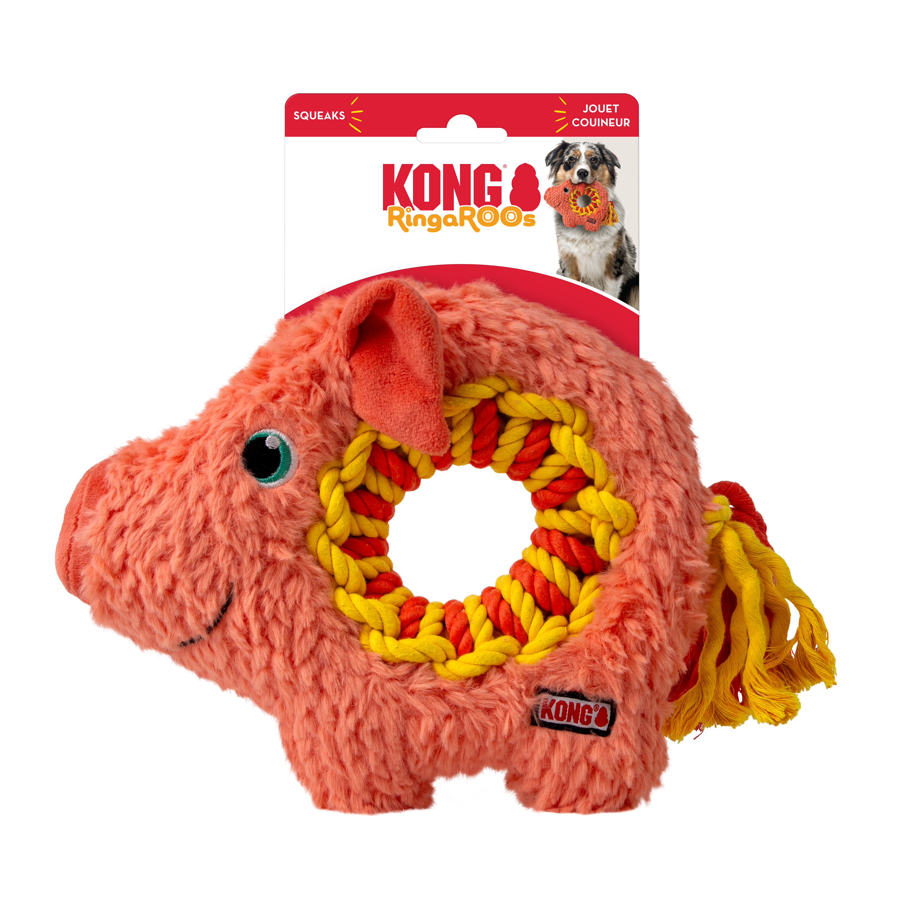 KONG - Ringaroos Pig (For Dogs) 