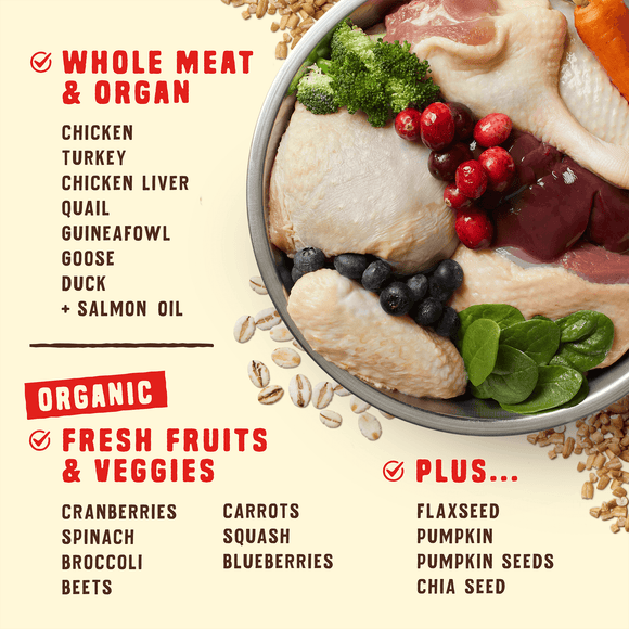 Stella & Chewy's Wild Red Raw Coated Wholesome Grains Prairie Recipe dry dog food