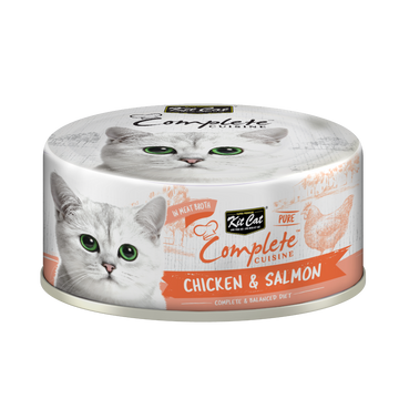 Kit Cat - Complete Cuisine - Chicken & Salmon in Broth (Wet Cat Food)