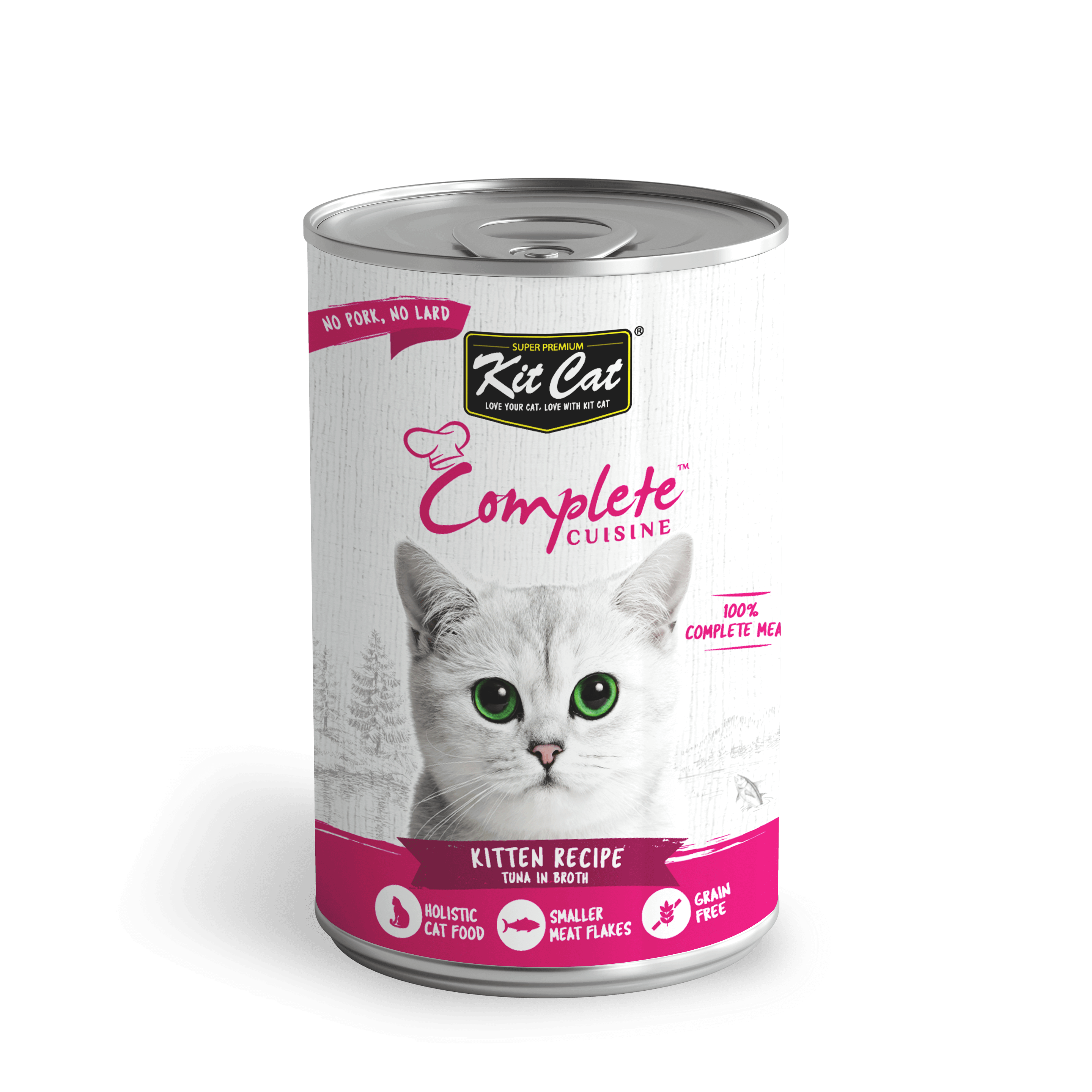 Wet Kitten Food | Kit Cat | Complete Cuisine - Tuna in Broth
