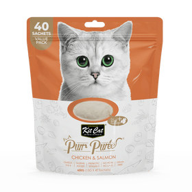 Kit Cat - Kit Cat Purr Puree - Chicken & Salmon (Cat Treat) - 0