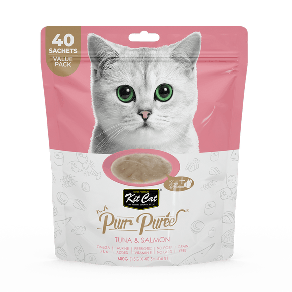 Kit Cat - Kit Cat Purr Puree - Tuna & Salmon (Cat Treat)