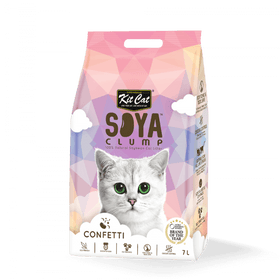 Kit Cat | Soybean Litter Soya Clump Confetti | Tofu Cat Litter