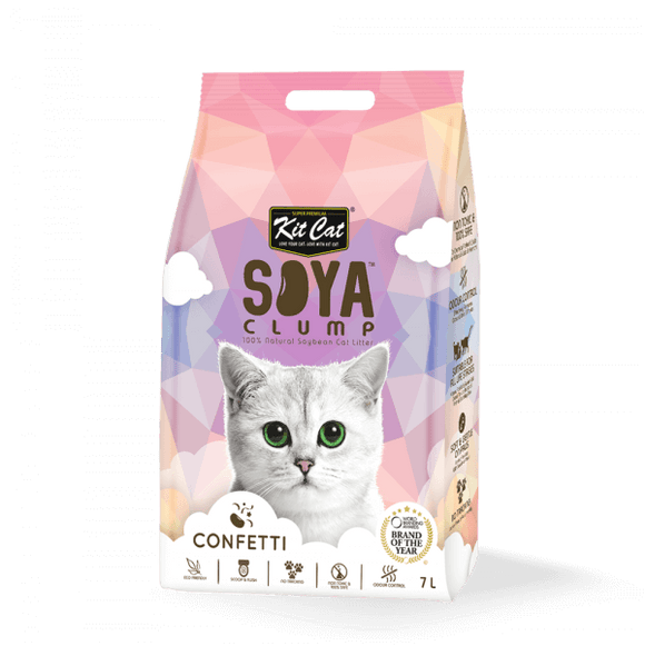 Kit Cat | Soybean Litter Soya Clump Confetti | Tofu Cat Litter