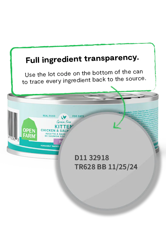 Open Farm - Chicken & Salmon Pâté (For Kittens)