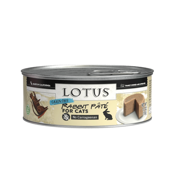 LOTUS - Grain Free Rabbit Pate (Wet Cat Food)