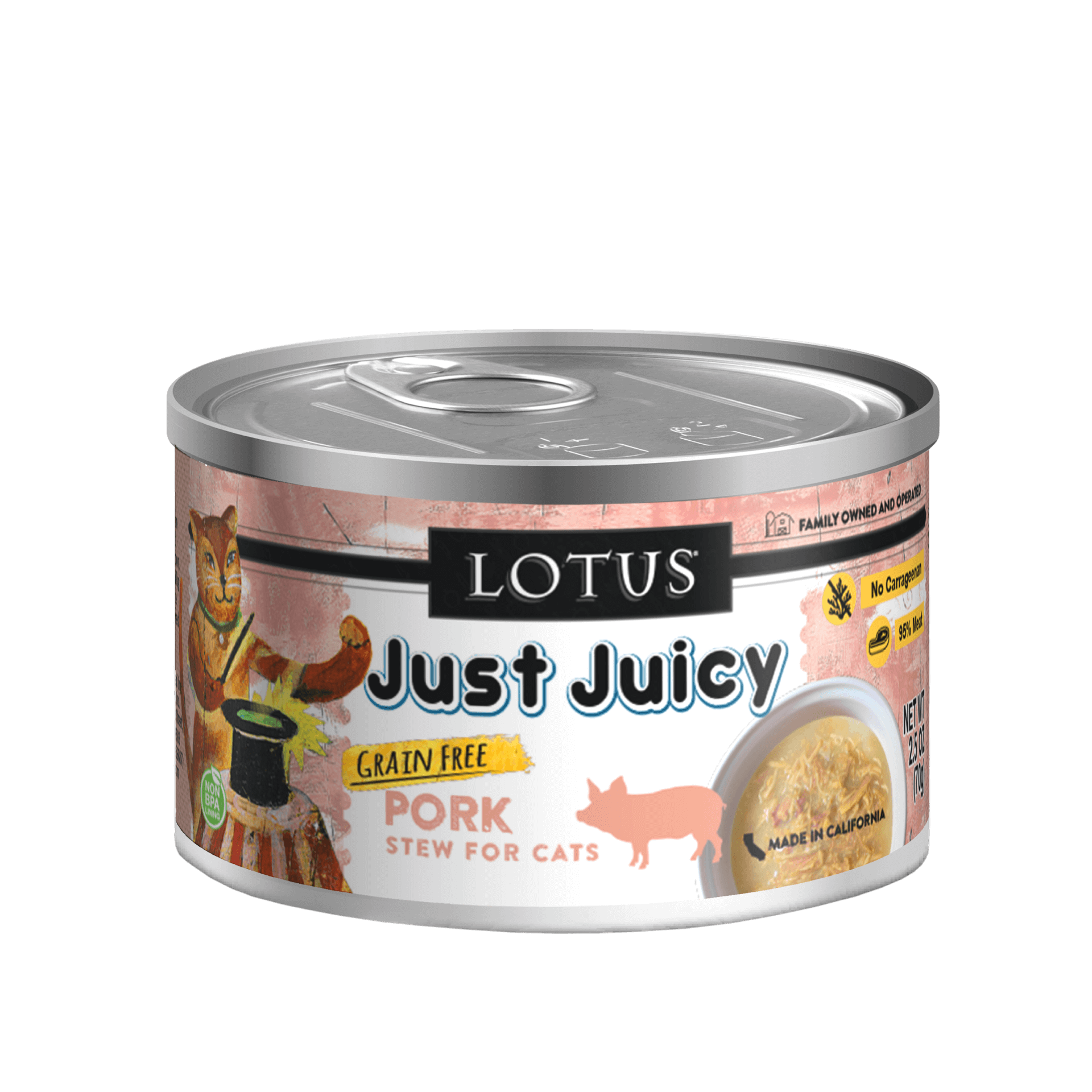 LOTUS | Just Juicy | Pork Recipe (Wet Cat Food) | Cat Food Toronto