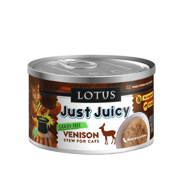 LOTUS - Just Juicy - Venison Recipe (Wet Cat Food)