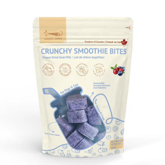 Loopy Paws - Crunchy Smoothie Bites - Mixed Berry (For Dogs)