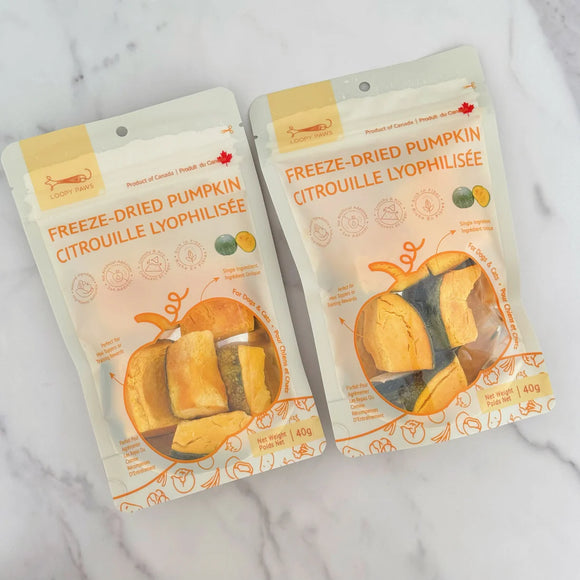 Loopy Paws - Fruity Crunchy - Kabocha Pumpkin (For Dogs & Cats)