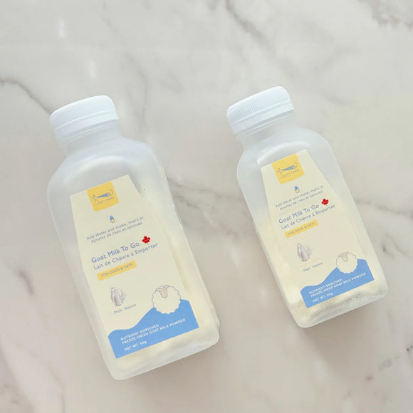Loopy Paws - Goat Milk To Go - Plain (For Dogs & Cats)