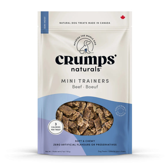 Crumps' Naturals - Mini Trainers Semi Moist Beef Treat