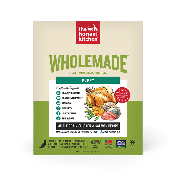 The Honest Kitchen Wholemade Whole Grain Chicken & Salmon for Puppies