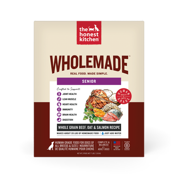 The Honest Kitchen Wholemade Whole Grain Beef, Oat & Salmon for Seniors