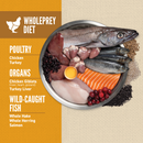 ORIJEN Amazing Grains Puppy WholePrey ingredients: poultry, organs and wild-caught fish