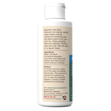 NaturVet - Tear Stain Topical Remover (For Dogs/Cats) - Pet Supplies Toronto