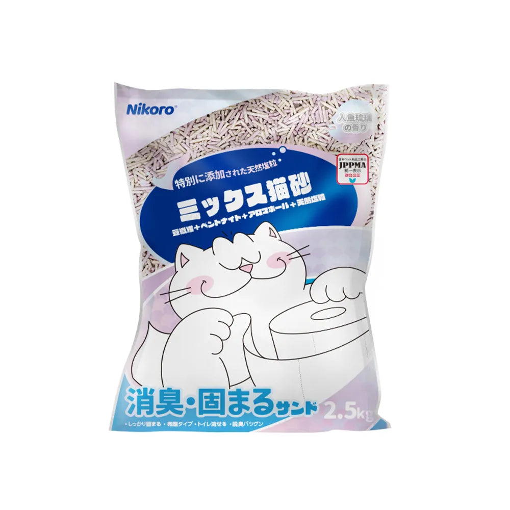 Nikoro - Pearl and Salt Mixed Tofu Cat Litter