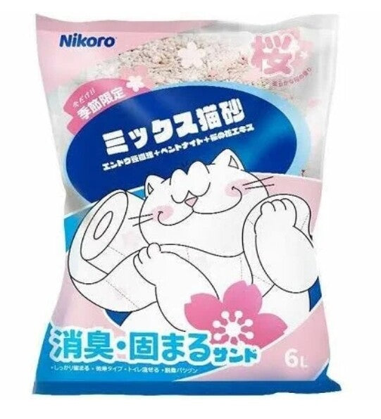 Nikoro - Tofu Cat Litter with Sakura Flower (Limited Edition)