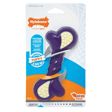 Nylabone - Just for Puppies Double Action Bone - Puppy Teething Chew Toy