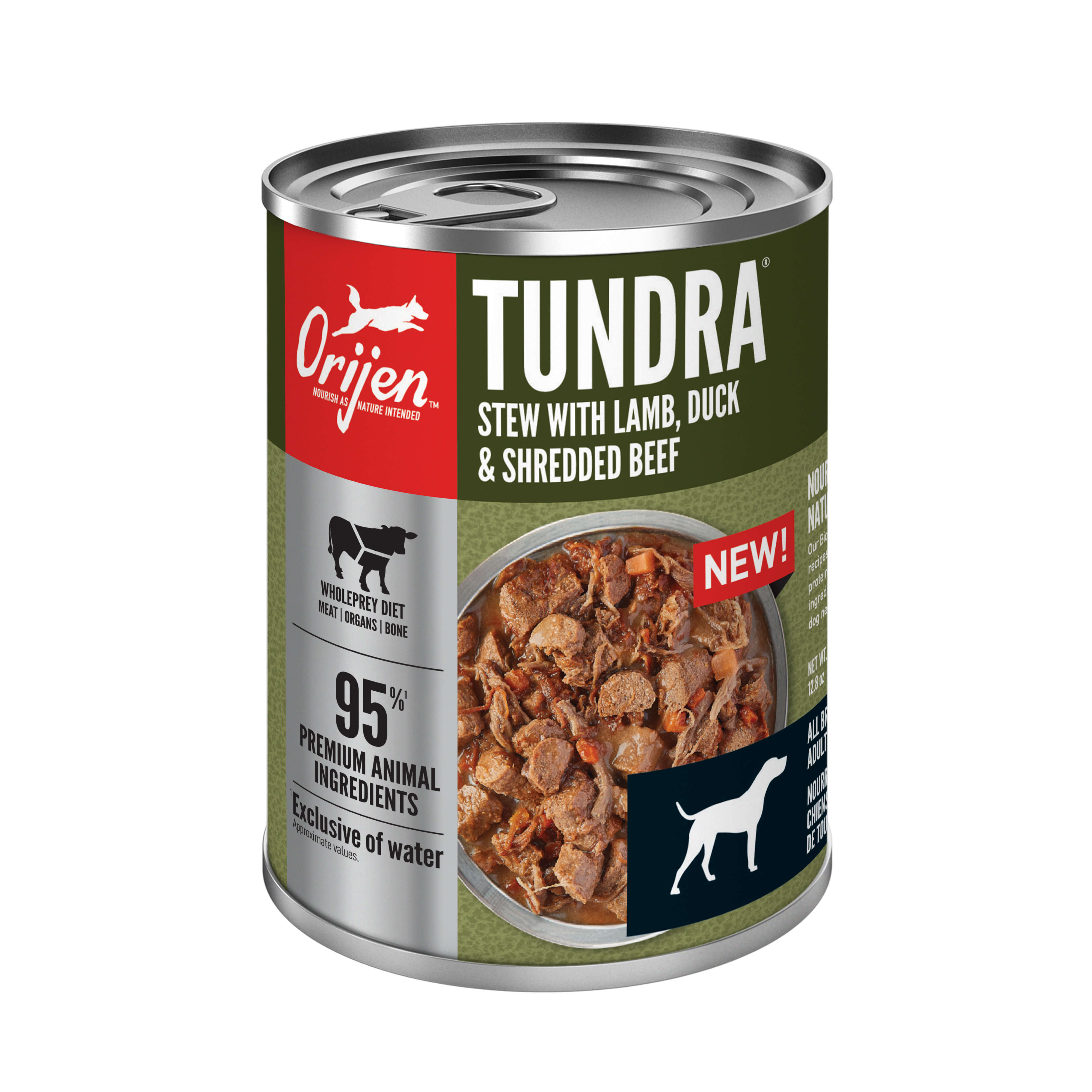 Orijen - Tundra Stew Recipe With Shredded Beef, Duck & Lamb (Wet Dog Food)
