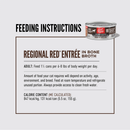 ORIJEN Chunks & Shreds Regional Red Entrée feeding guide