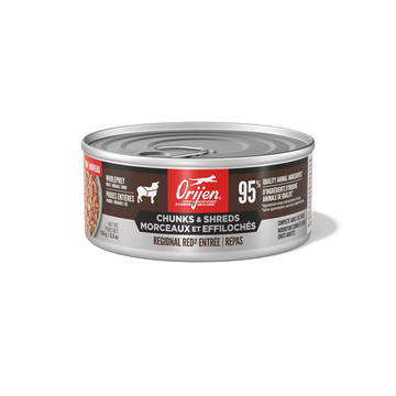ORIJEN Chunks & Shreds Regional Red Entrée 155g can