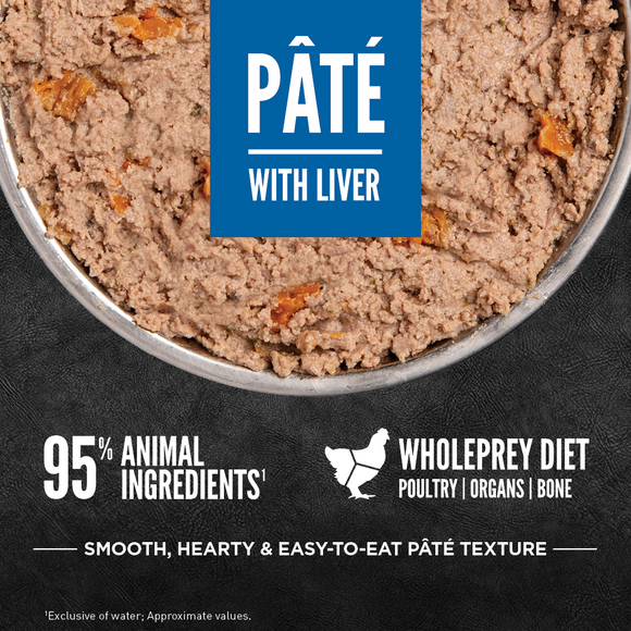 ORIJEN Original Pâté with Liver pâté in a bowl