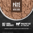 ORIJEN Regional Red Pâté with Liver pâté in a bowl