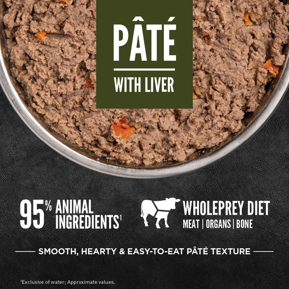 ORIJEN Tundra Pâté with Liver pâté in a bowl