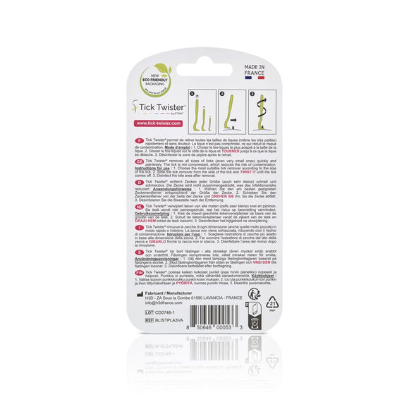 O'TOM Tick Twister - Tick Remover - 3 Per Pack (For Dogs)
