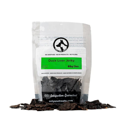 Only One Treats - Duck Liver Jerky (For Dogs)