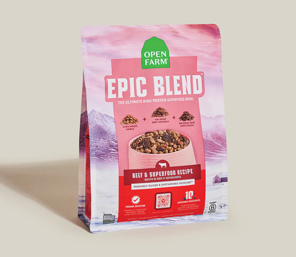 Open Farm - Epic Blend - Beef & Superfood Recipe (For Dogs)