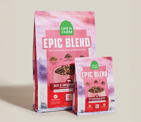 Open Farm - Epic Blend - Beef & Superfood Recipe (For Dogs)