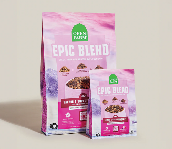 Open Farm - Epic Blend - Salmon & Superfood Recipe (For Dogs)