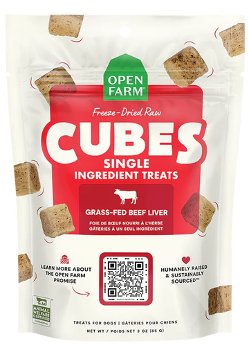 Open Farm - Freeze Dried Raw Single Ingredient Beef Liver Treat (For Dogs)