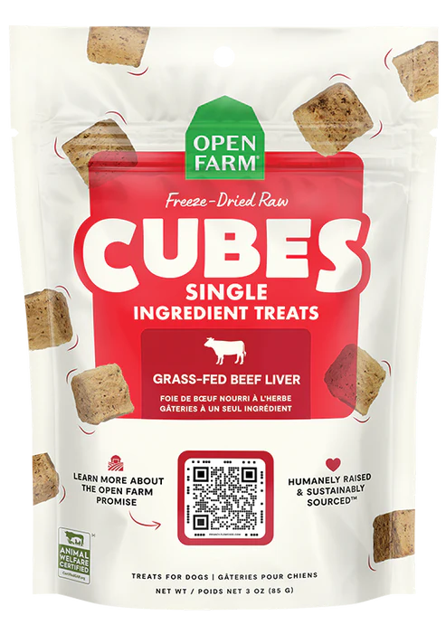 Open Farm - Freeze Dried Raw Single Ingredient Beef Liver Treat (For Dogs)