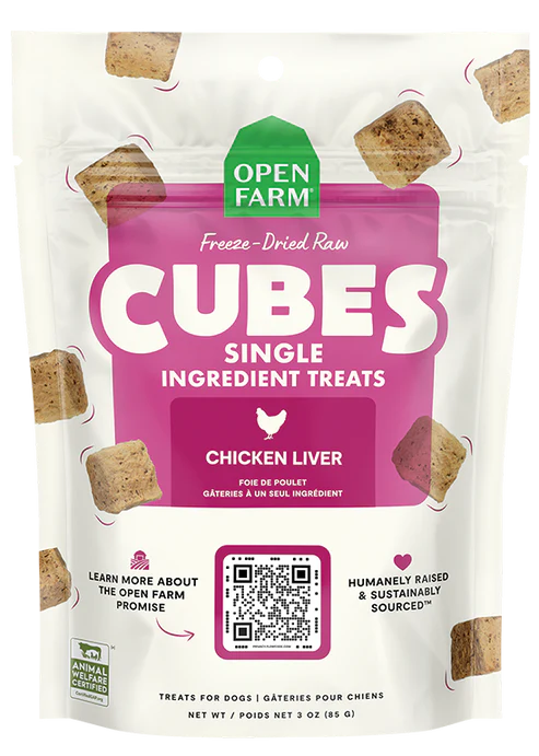 Open Farm - Freeze Dried Raw Single Ingredient Chicken Liver Treat (For Dogs)