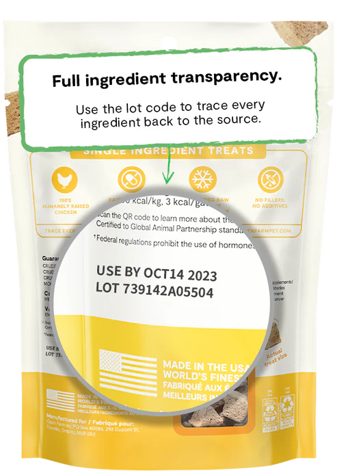 Open Farm - Freeze Dried Raw Single Ingredient Chicken Treat (For Dogs)