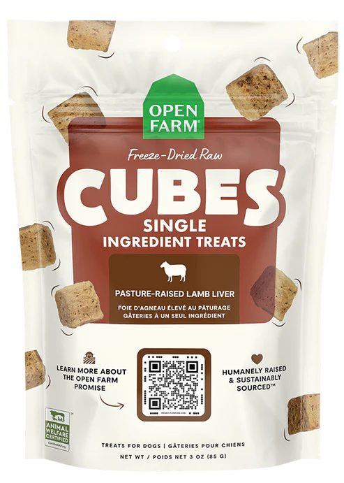 Open Farm - Freeze Dried Raw Single Ingredient Lamb Liver Treat (For Dogs)